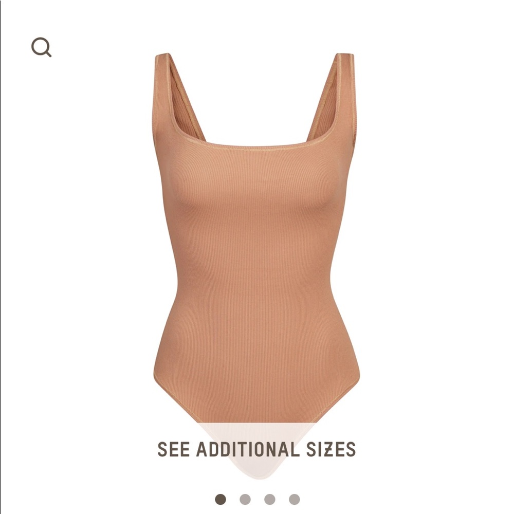 Skims cotton rib bodysuit